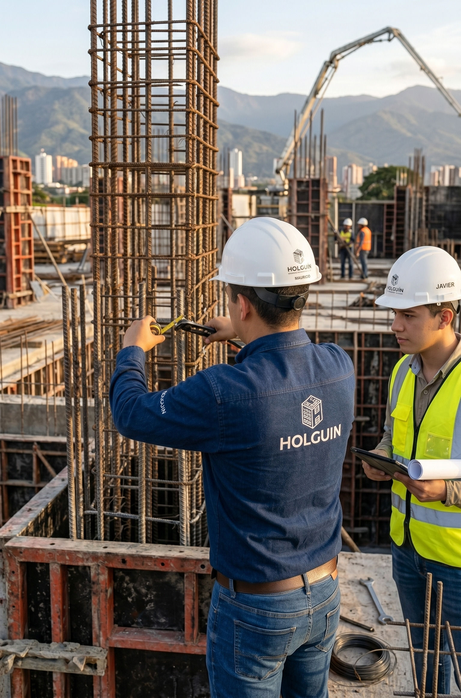 Equipo Holguín Ingeniería en obra